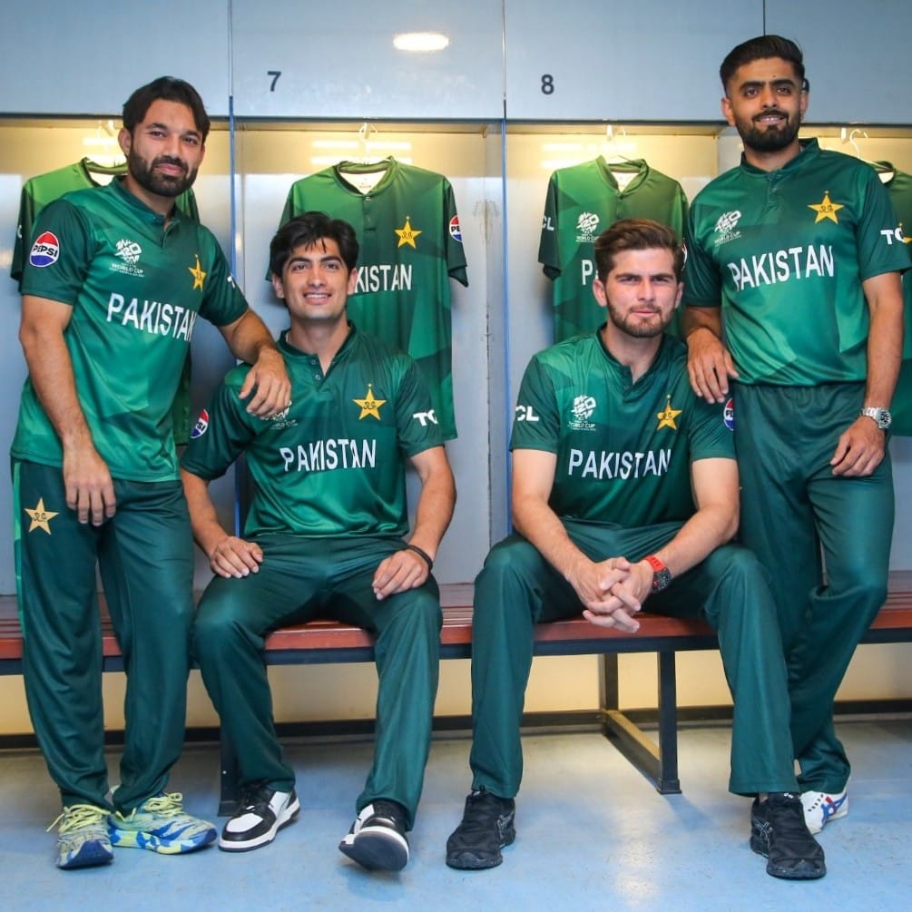 Babar Azam, Shaheen Afridi, and Naseem Shah (Pakistan's Cricket Squad)Credit: PCB